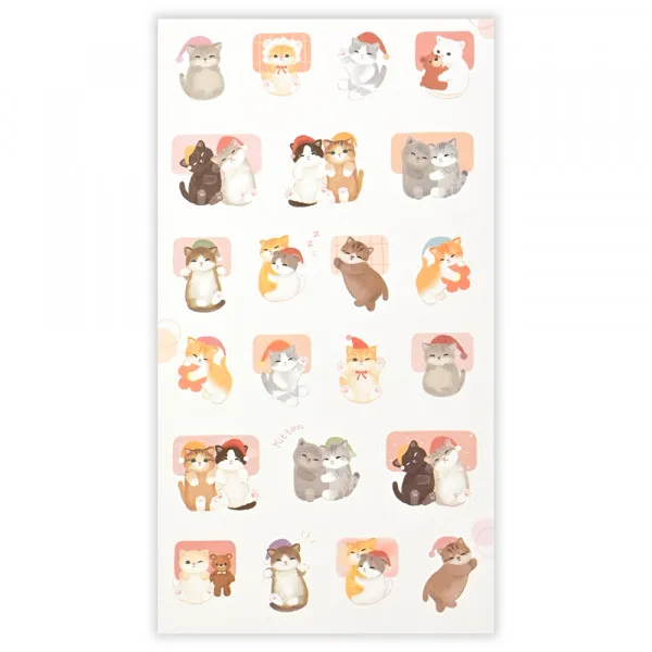 NB Wanova Mattari Animals Stickers - Cat