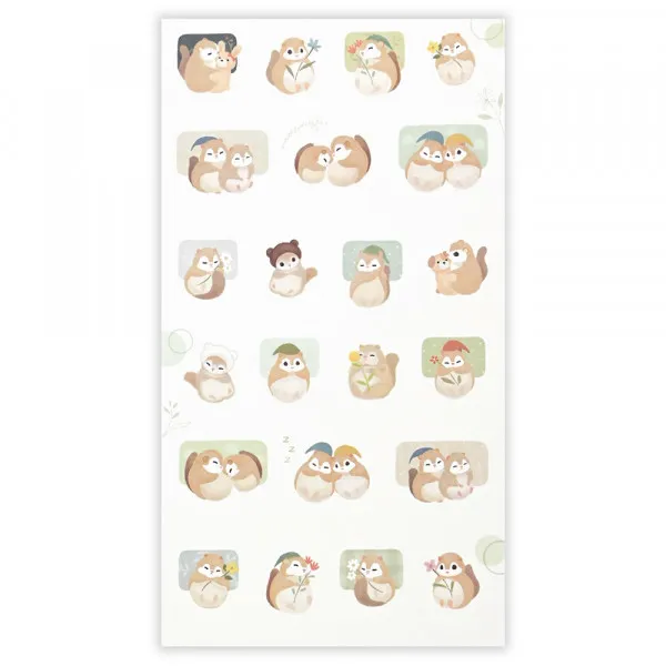 NB Wanova Mattari Animals Stickers - Momonga