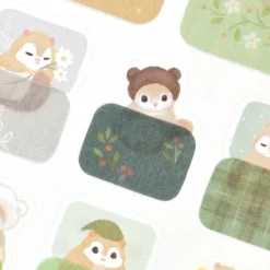 NB Wanova Mattari Animals Stickers - Momonga