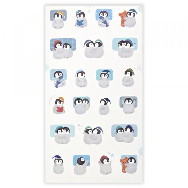 NB Wanova Mattari Animals Stickers - Penguin