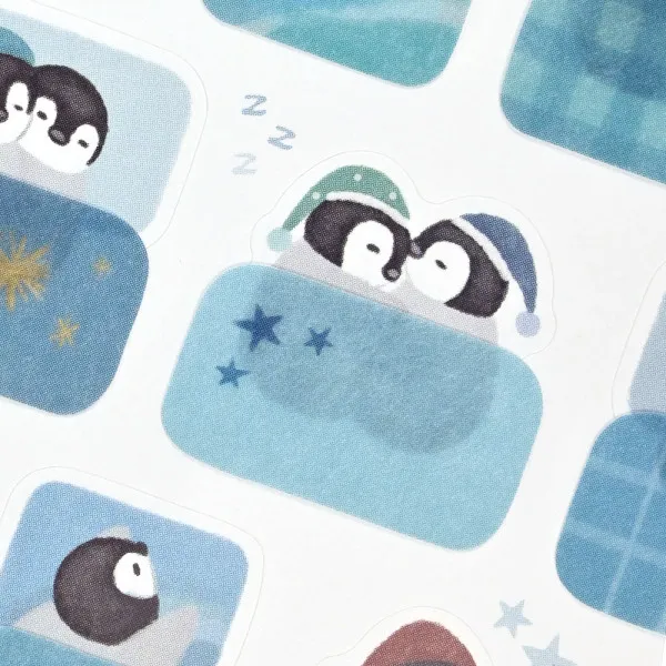 NB Wanova Mattari Animals Stickers - Penguin