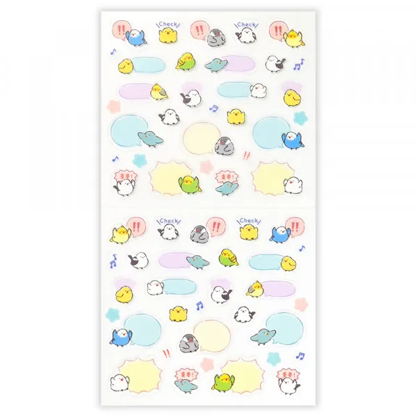 NB Wanova Speech Bubble Stickers - Birds