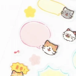 NB Wanova Speech Bubble Stickers - Cats