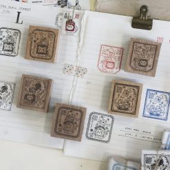 Black Milk Project Neko Mail Rubber Stamps