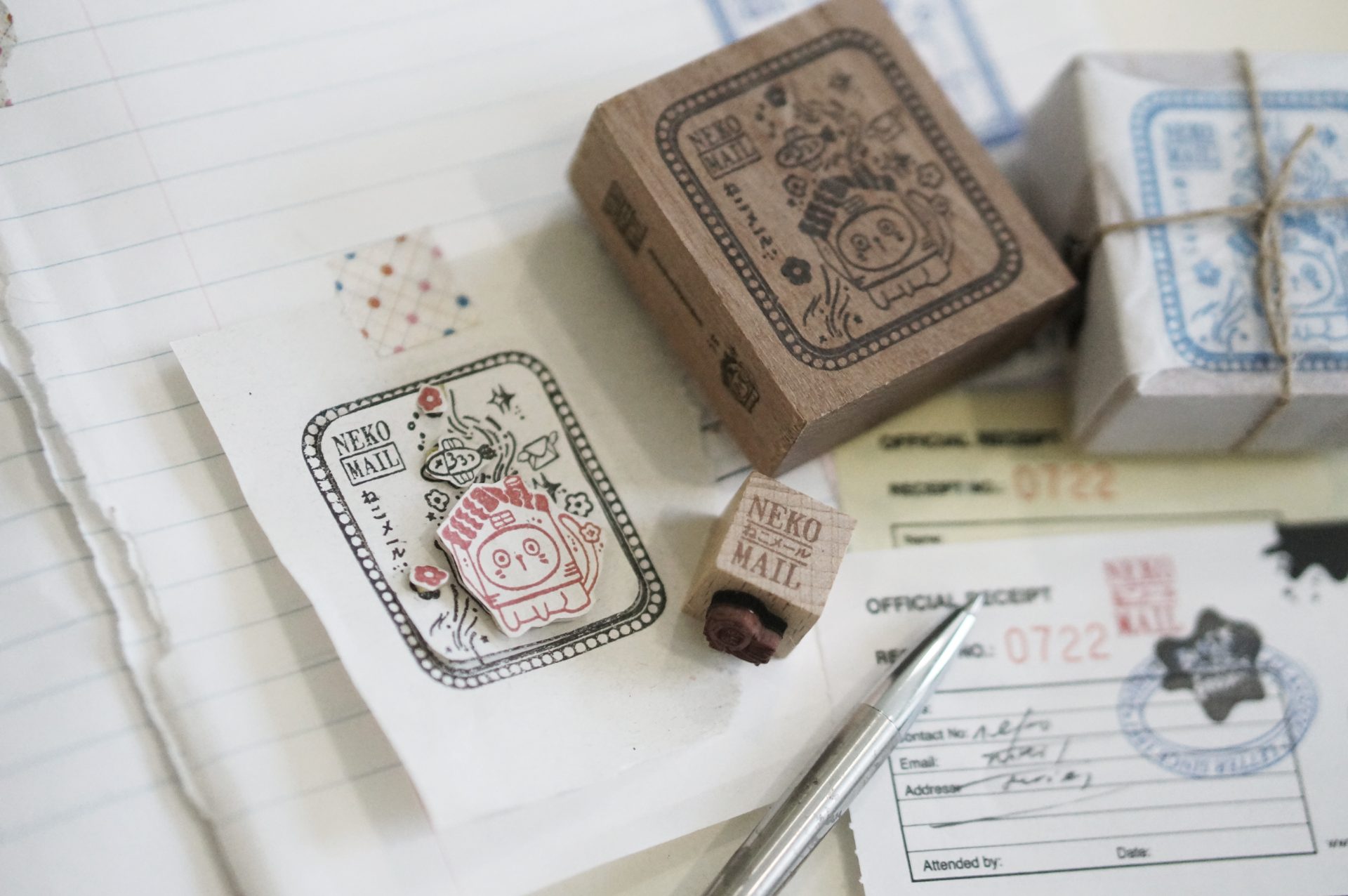 Black Milk Project Neko Mail Rubber Stamps - House