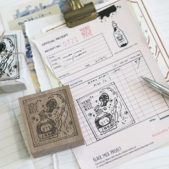 Black Milk Project Neko Mail Rubber Stamps - Ink