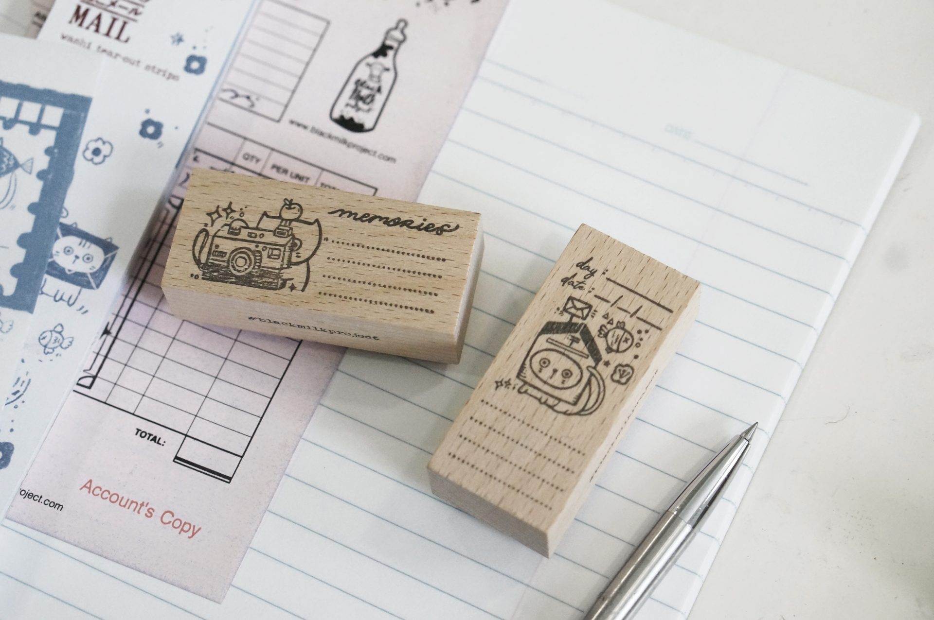 Black Milk Project Neko Mail Label Stamps - Memories - Image 2