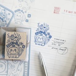 Black Milk Project Neko Mail Rubber Stamps - House
