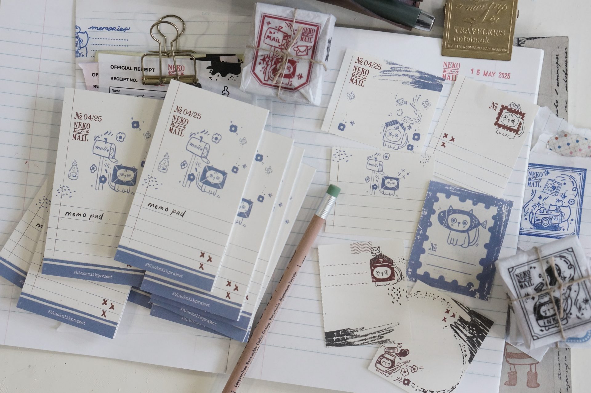 Black Milk Project Neko Mail Memo Pad