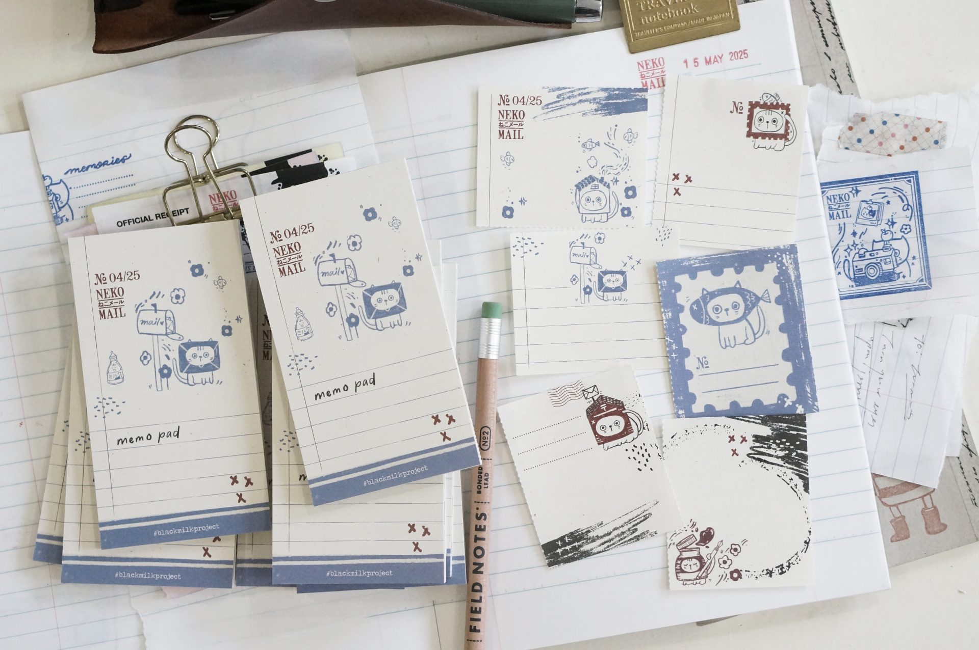 Black Milk Project Neko Mail Memo Pad