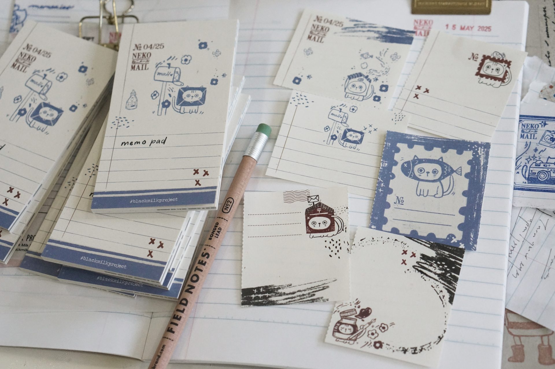 Black Milk Project Neko Mail Memo Pad