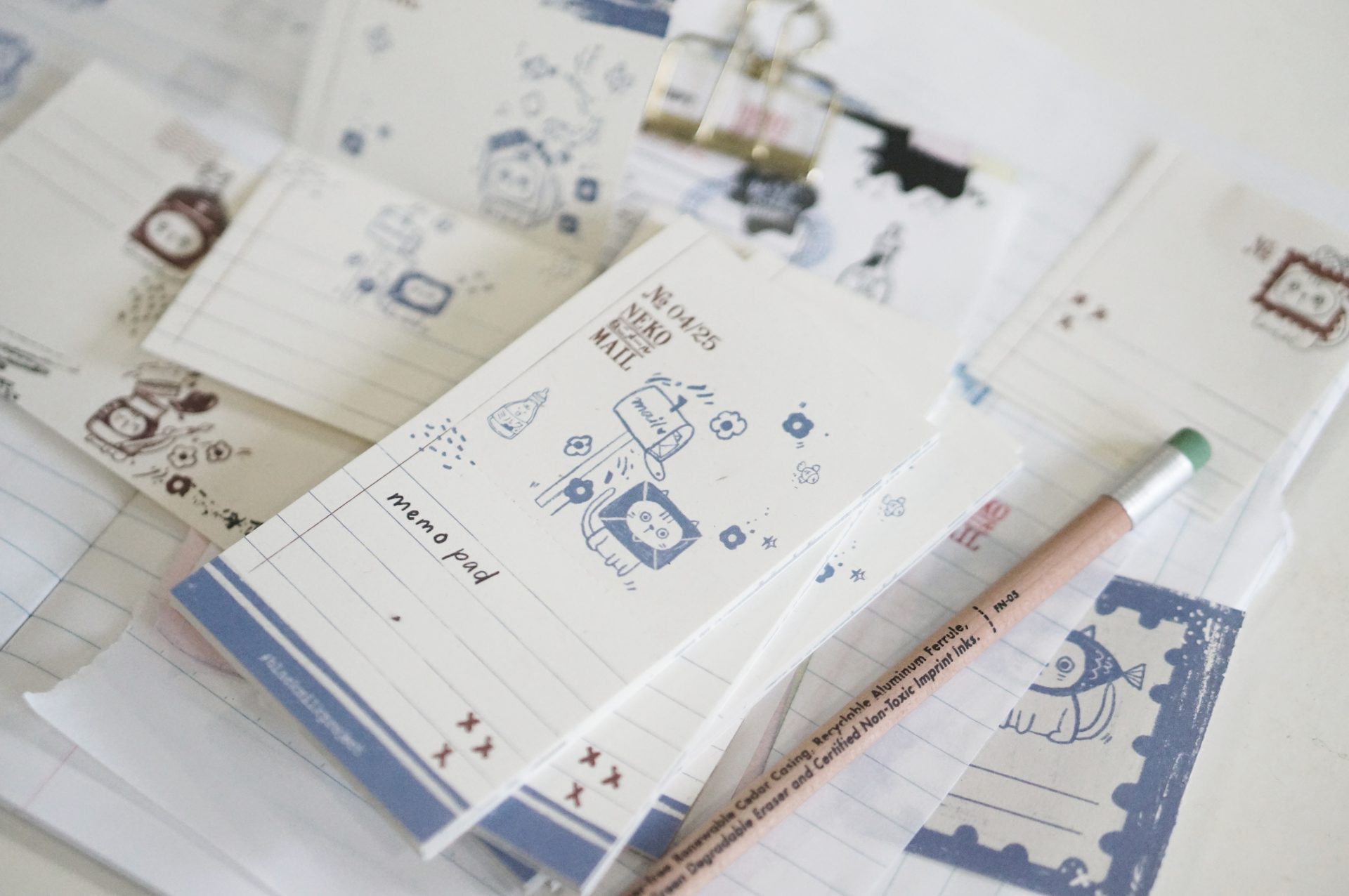 Black Milk Project Neko Mail Memo Pad