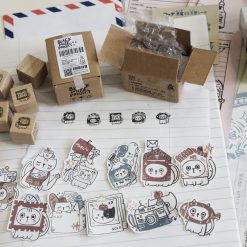 Black Milk Project Neko Mail - Mini Box Stickers + Stamp - Image 9