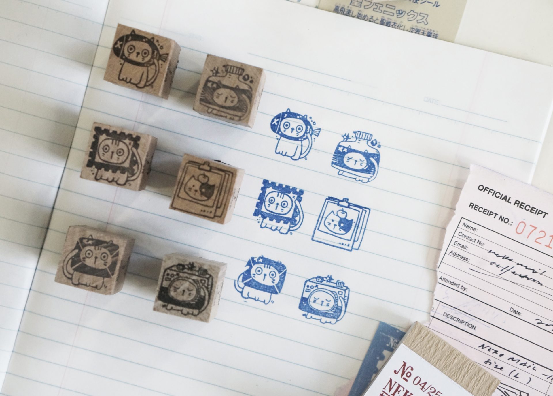 Black Milk Project Neko Mail S Rubber Stamps