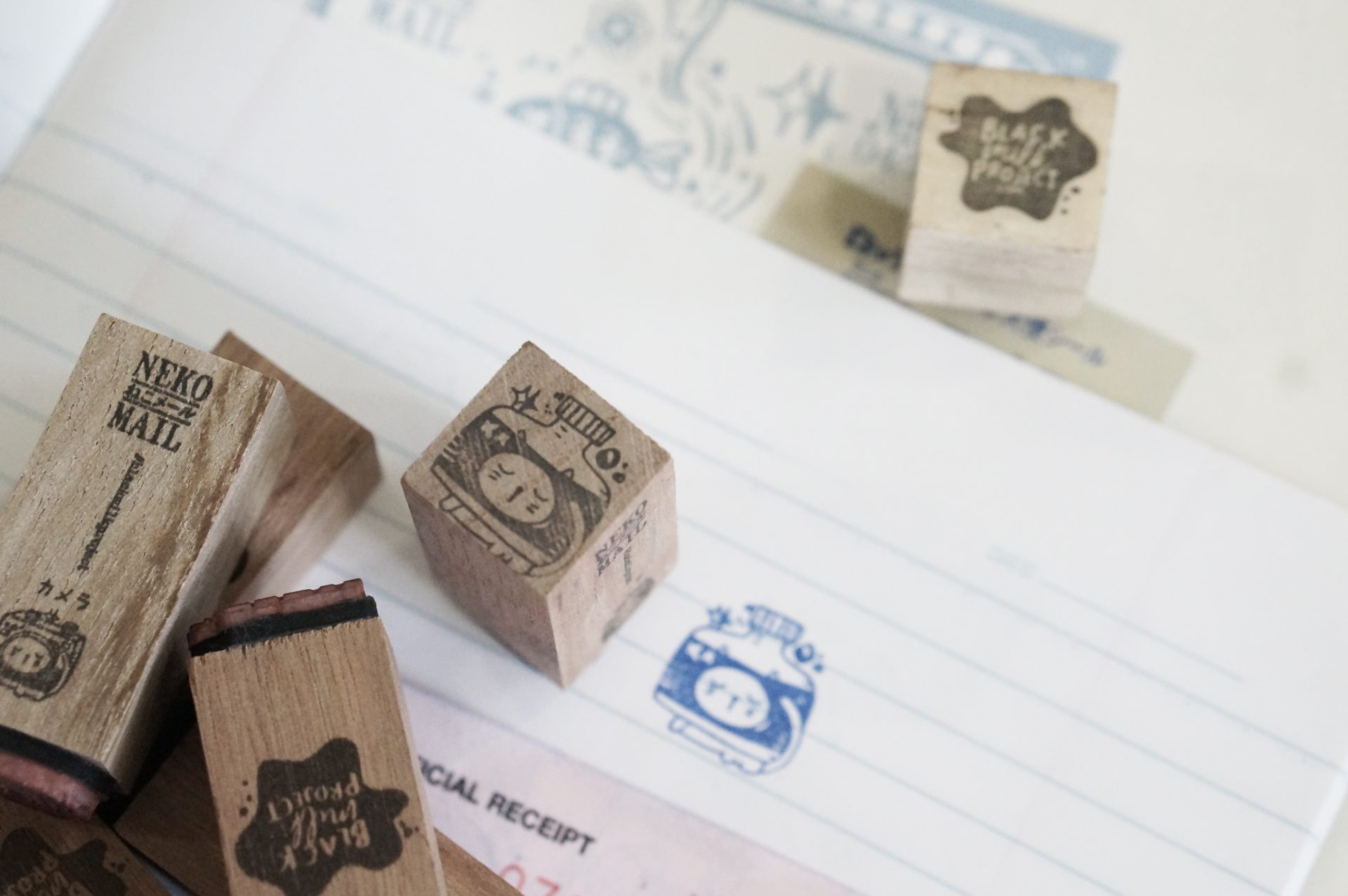 Black Milk Project Neko Mail S Rubber Stamps - Ink
