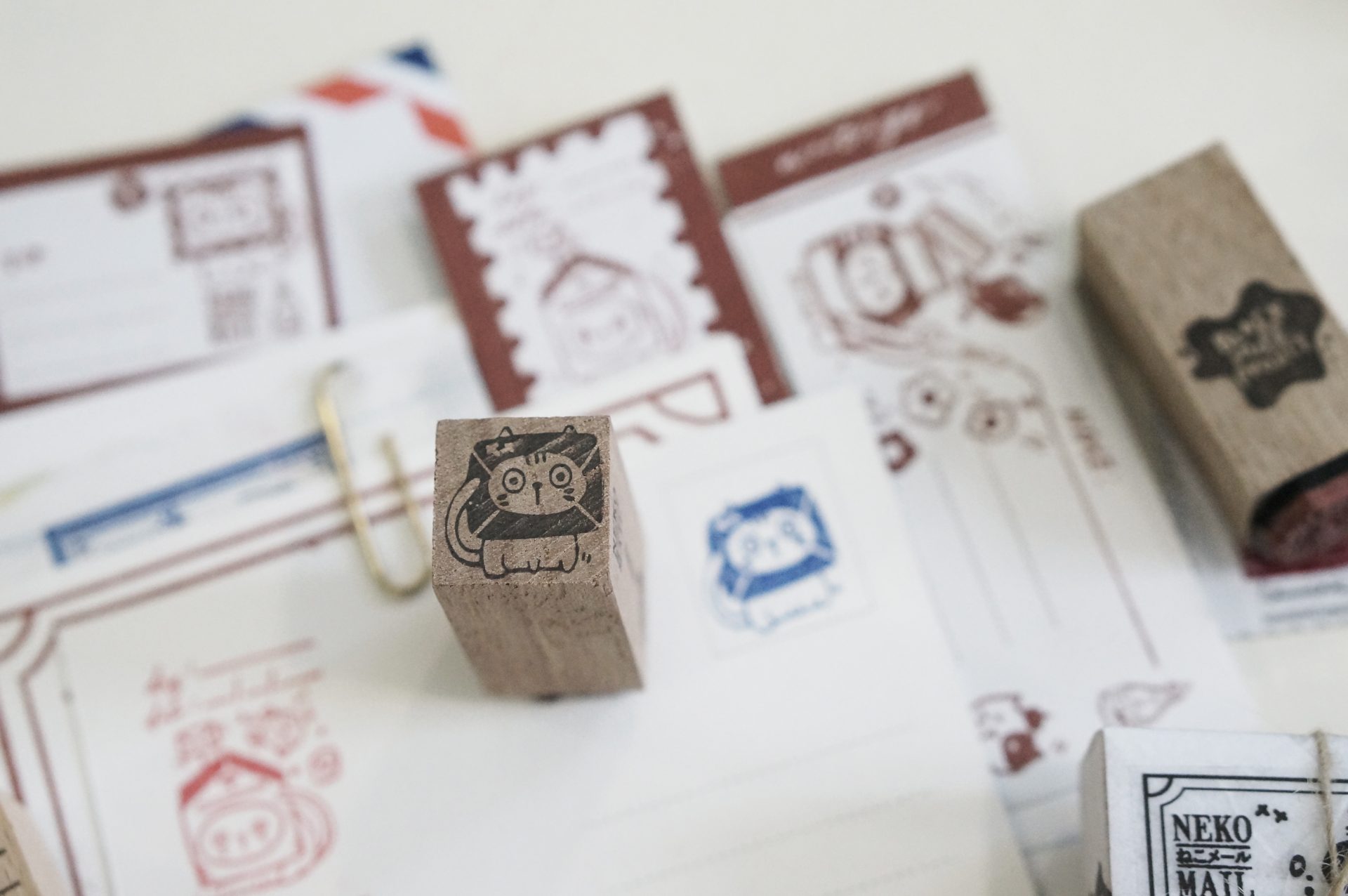 Black Milk Project Neko Mail S Rubber Stamps - Mail