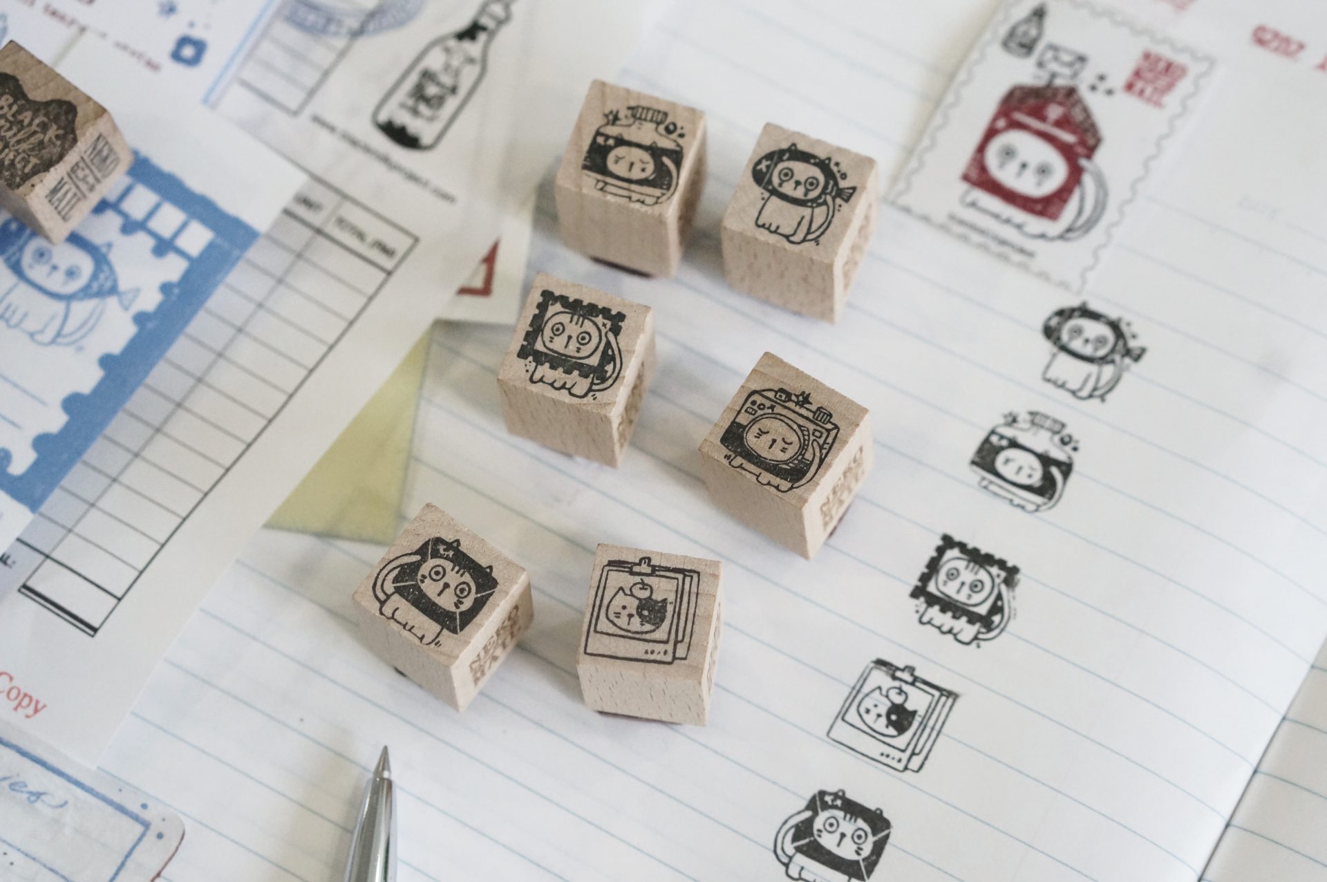 Black Milk Project Neko Mail XS Rubber Stamps