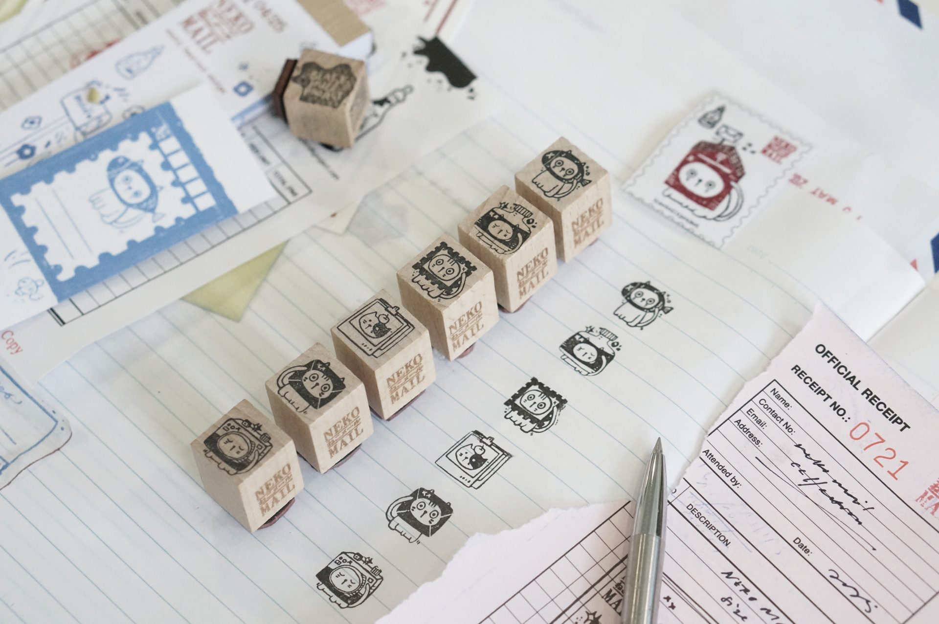 Black Milk Project Neko Mail XS Rubber Stamps