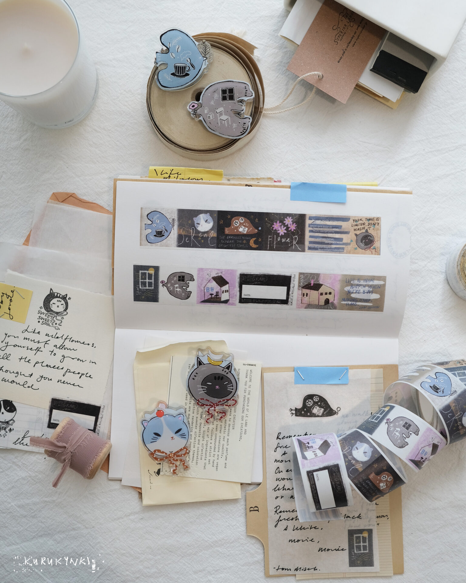 Kurukynki Non-Washi Washi Tape