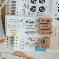 Kurukynki Music Notes Rubber Stamp Set