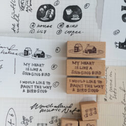 Kurukynki Home and Words Rubber Stamps