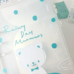 Molinta PP Ring Binder Cover - Rainy Day Bear (M5)