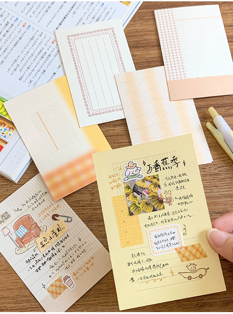 Molinta Memo Paper - Sunshine Orange Grid (M5)