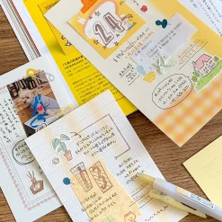 Molinta Memo Paper - Sunshine Orange Grid (M5)