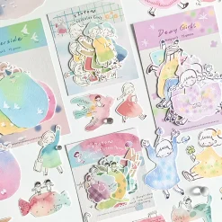 Molinta Sticker Set - Watercolour Girls