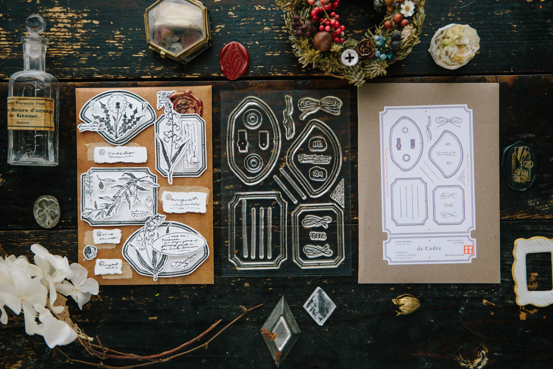 OURS Studio de Cadre Clear Stamp Set