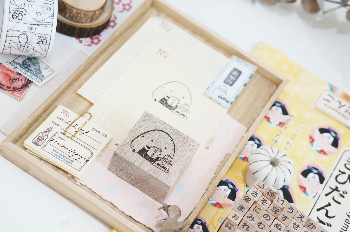 Black Milk Project Oni Oyatsu stamp