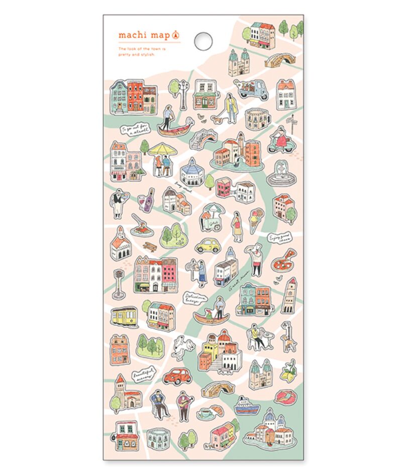 Mind Wave Machi Map Stickers (6 designs)