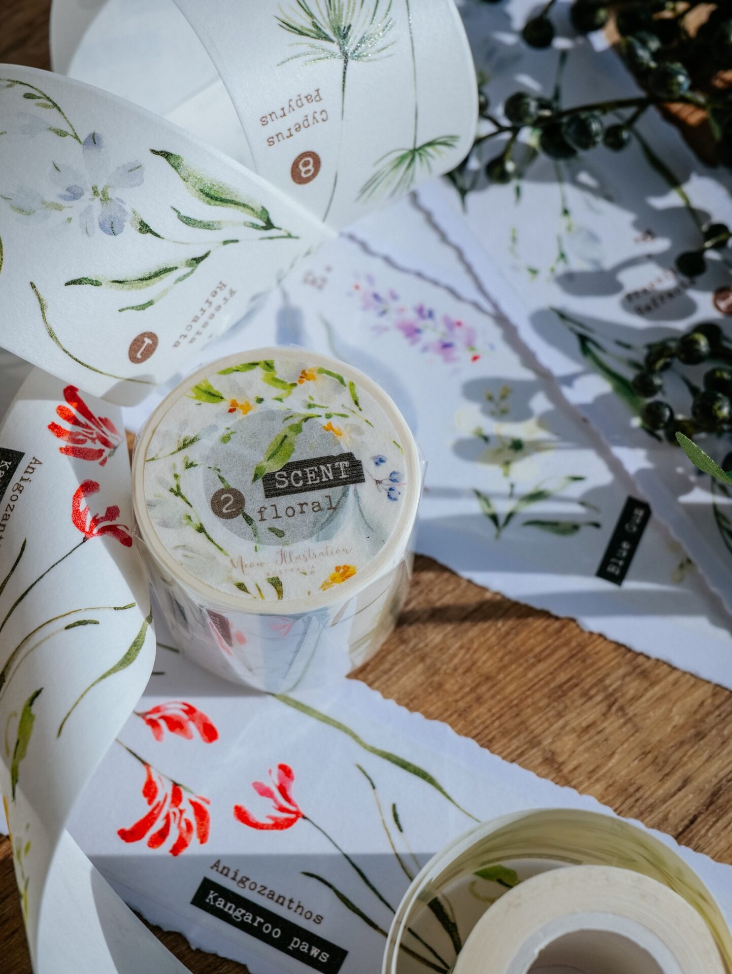 Meow Illustration Tape - Scent.floral