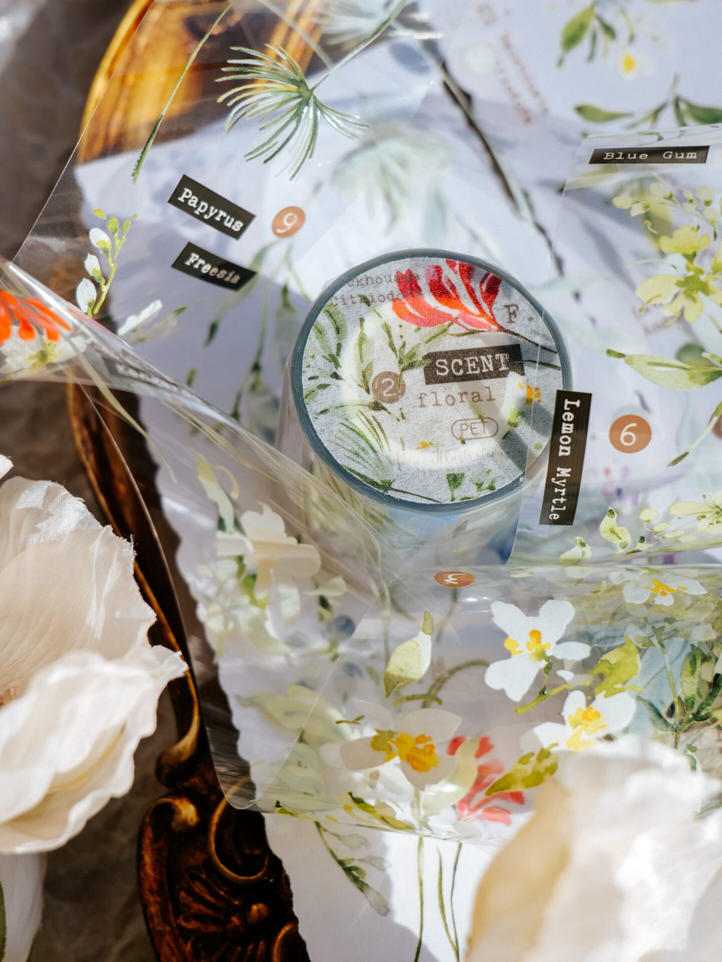 Meow Illustration Tape - Scent.floral