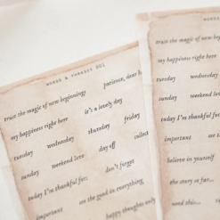 Blinks of Life Collage Stickers - Words & Phrases