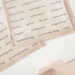 Blinks of Life Collage Stickers - Words & Phrases