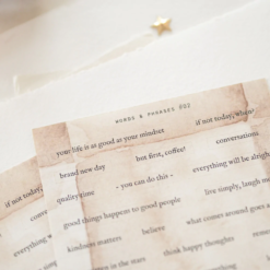Blinks of Life Collage Stickers - Words & Phrases
