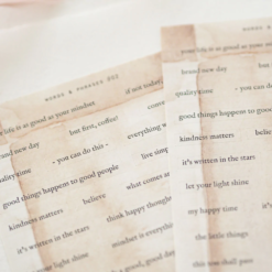 Blinks of Life Collage Stickers - Words & Phrases