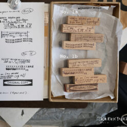 Kurukynki Paperwork Rubber Stamps (10 designs)
