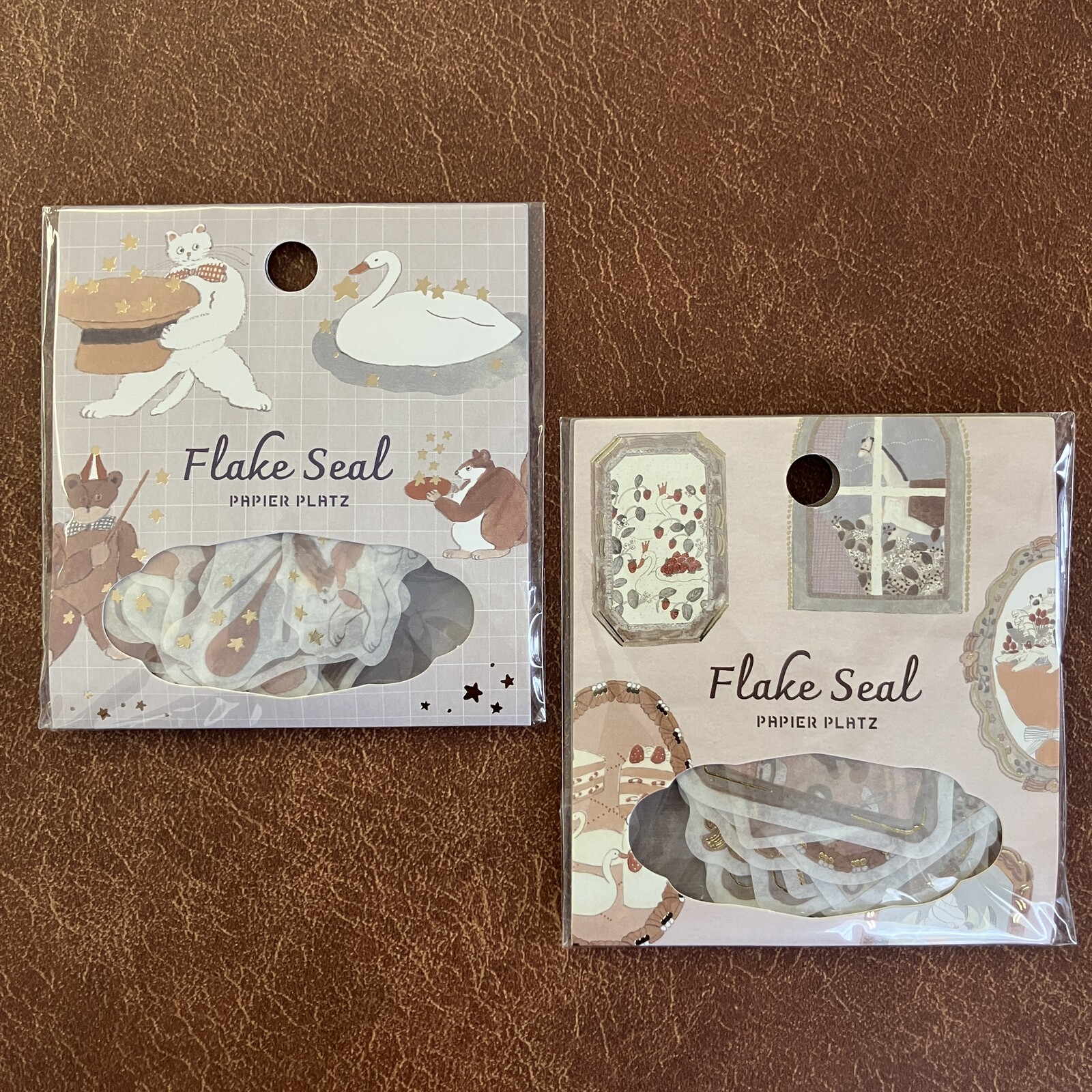 Papier Platz Tobimatsu Shoichiro Gold Leaf Flake Seal - Stardust Atsume