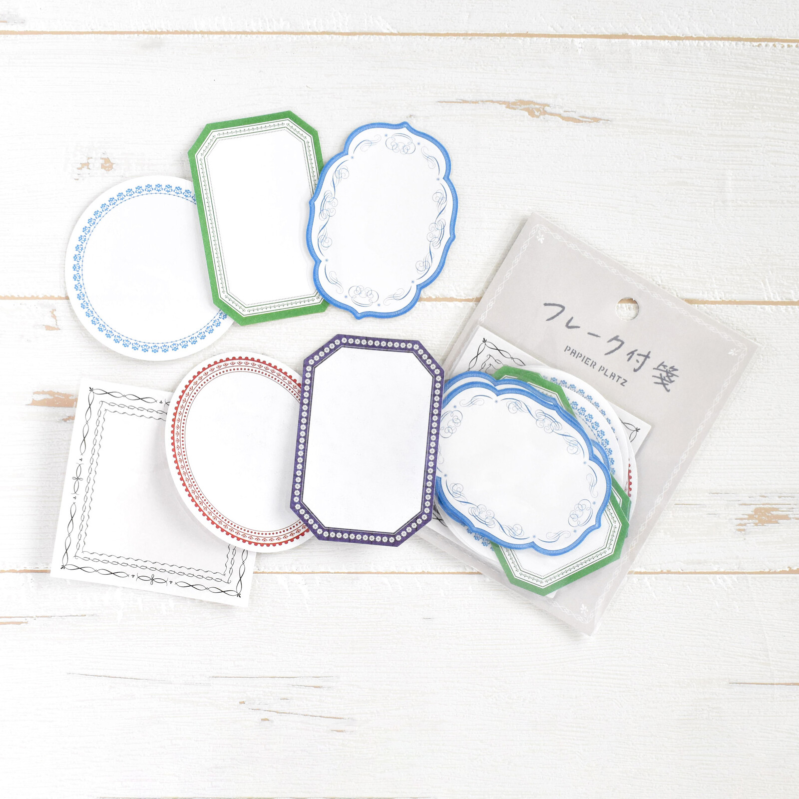 Papier Platz Flake Sticky Notes - Classic Frame