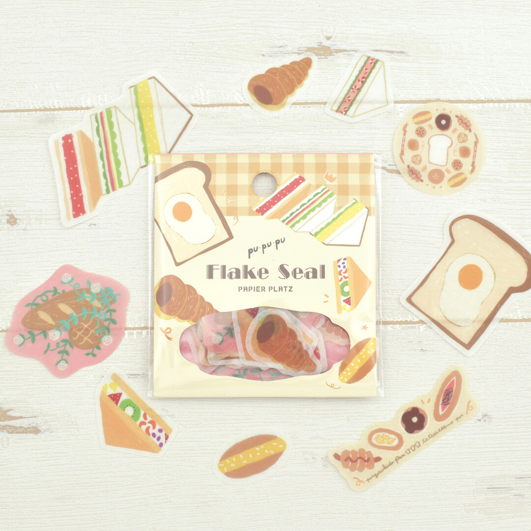 Papier Platz Washi Stickers - Sandwich and Bread
