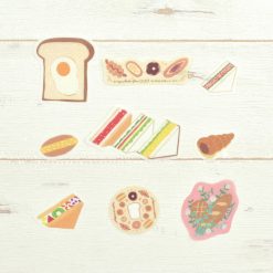 Papier Platz Washi Stickers - Sandwich and Bread - Image 2