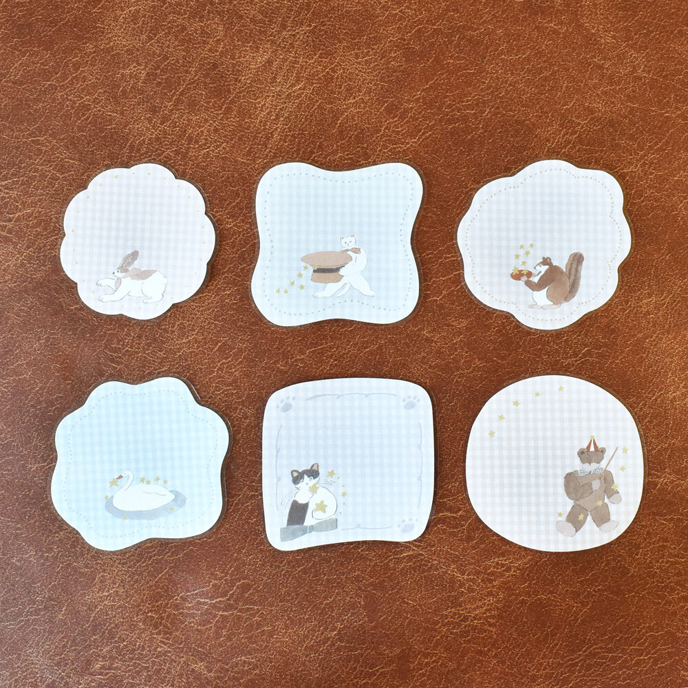Papier Platz Tobimatsu Shoichiro Flake Sticky Notes - Motifs