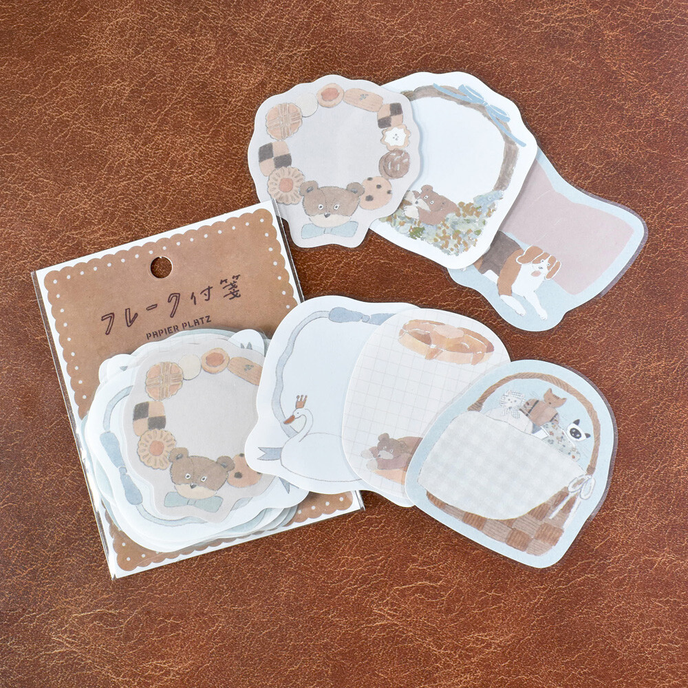 Papier Platz Tobimatsu Shoichiro Flake Sticky Notes - Motifs