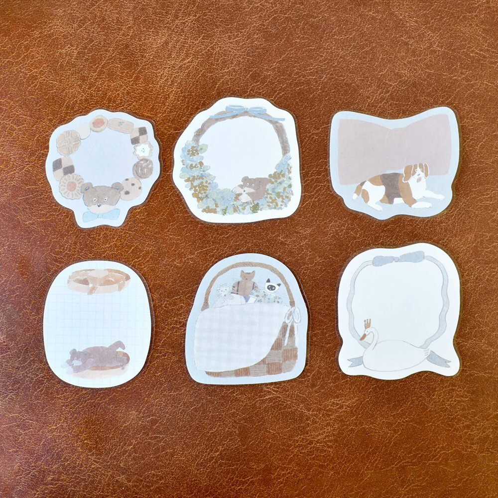 Papier Platz Tobimatsu Shoichiro Flake Sticky Notes - Motifs