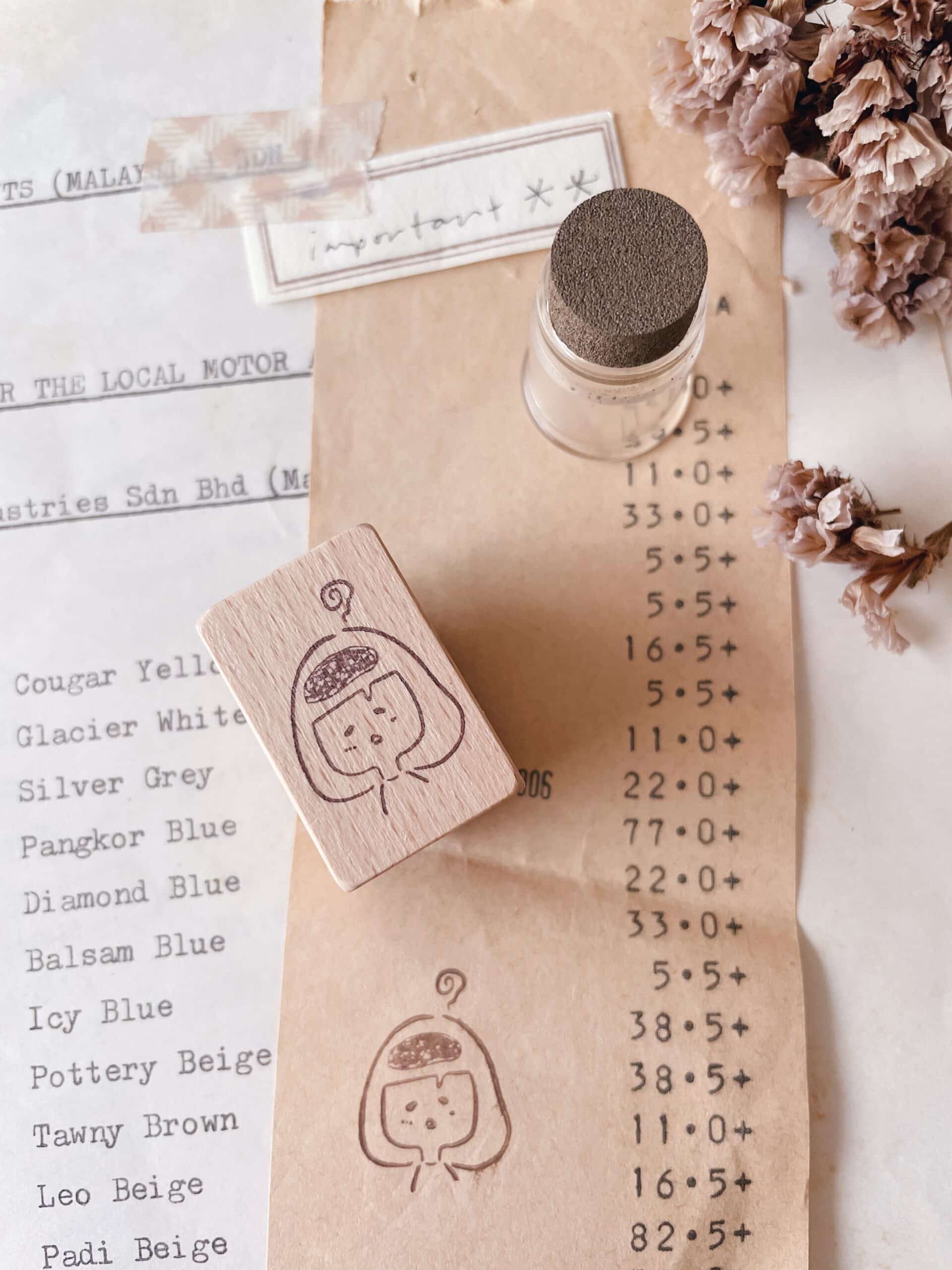 Ms Bulat Rubber stamp - Pening - Image 3