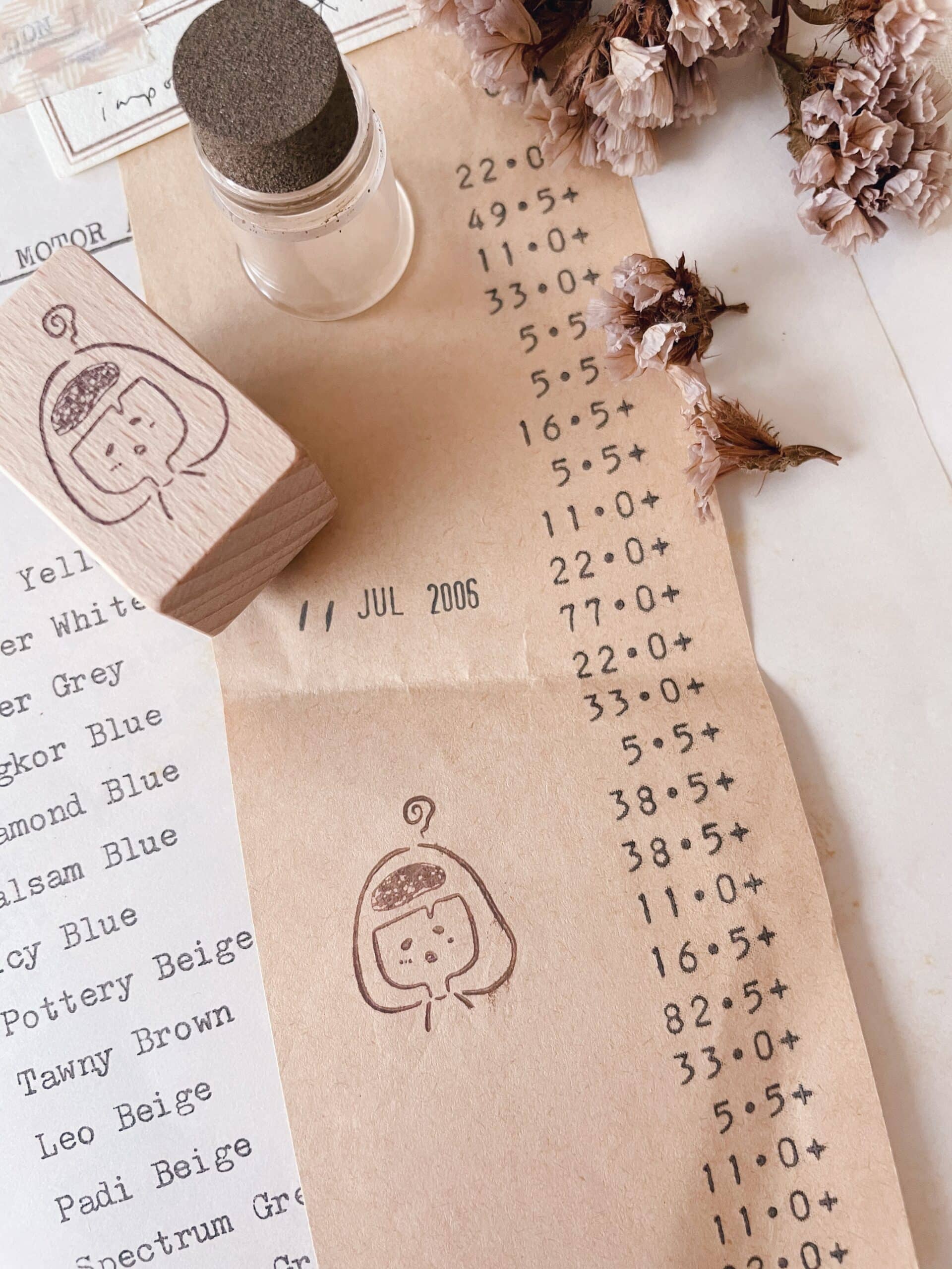 Ms Bulat Rubber stamp - Pening - Image 4