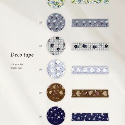 Pion Deco Washi Tapes (6 designs)
