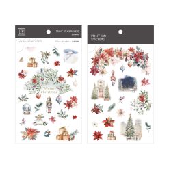 MU Print-On Christmas Stickers No. 030